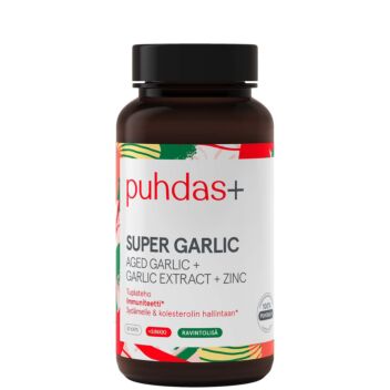 PUHDAS+ SUPER GARLIC KAPS 30 KPL