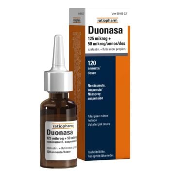 DUONASA 125/50 MIKROG/ANNOS NENÄSUMUTE 120 annosta