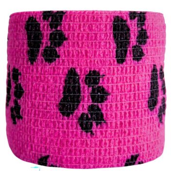 VEZER CARE ITSEENSÄ KIINNITTYVÄ TUKISIDE 5CM X 4,5M PINKKI 1 KPL