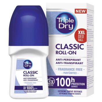 TRIPLE DRY 100H CLASSIC ANTIPERSPIRANT ROLL-ON HAJUSTEETON 50 ML