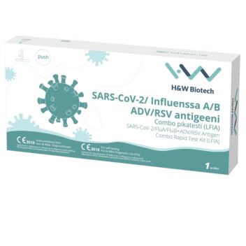 H&W SARS-COV-2/ INFLUENSSA A/B ADV/RSV ANTIGEENI PIKATESTI 1 KPL