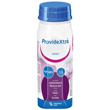 PROVIDEXTRA DRINK NESTE, TÄYDENNYSRAVINTOVALMISTE MUSTAHERUKKA 4 X 200 ML