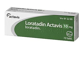 LORATADIN ACTAVIS 10 MG TABLETTI 10 fol