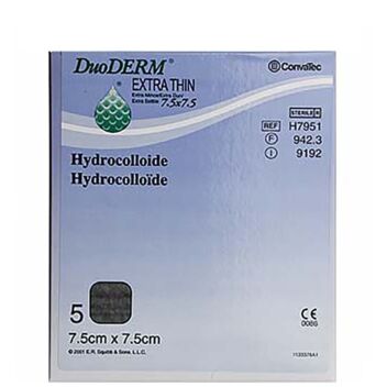 Duoderm Extra Thin 7,5x7,5 cm 5 kpl | Ensiapu ja haavanhoito