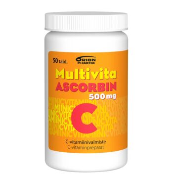 MULTIVITA ASCORBIN 500MG TABL 50 KPL