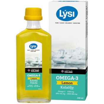 LYSI OMEGA-3 LEMON KALAÖLJY 240 ML