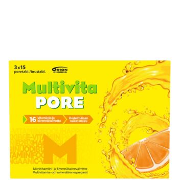 MULTIVITA PORE MONIVITAMIINI 45 KPL
