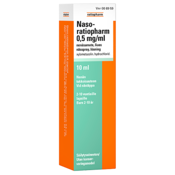 NASO-RATIOPHARM 0,5 MG/ML NENÄSUMUTE 10 ml