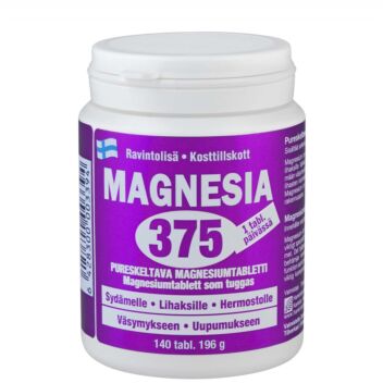 MAGNESIA 375 PURUTABL 140 KPL