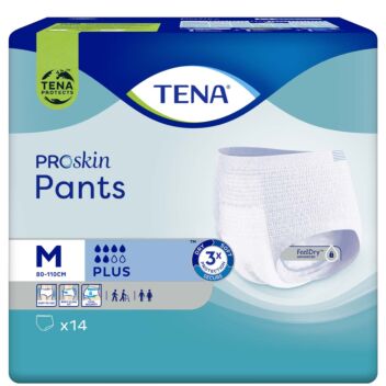 TENA PROSKIN PANTS PLUS M 14 KPL