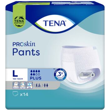 TENA PROSKIN PANTS PLUS L 14 KPL