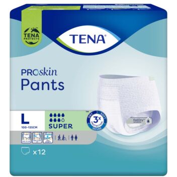 TENA PROSKIN PANTS SUPER L 12 KPL