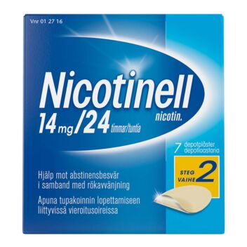 NICOTINELL DEPOTLAASTARI 14MG / 24TUNTIA