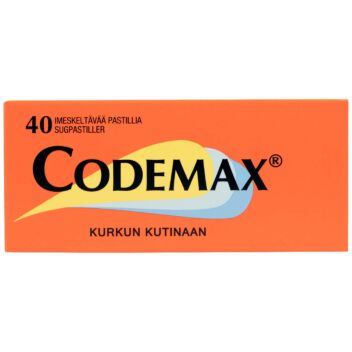 CODEMAX IMESKELTÄVÄ PASTILLI 40 KPL