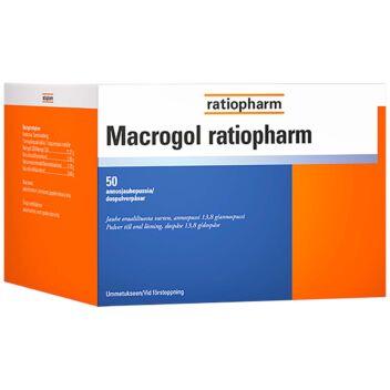 MACROGOL RATIOPHARM ANNOSPUSSI 13,8G 50 KPL