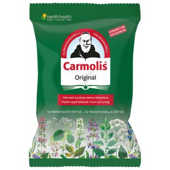 CARMOLIS YRTTIKARAMELLI SOKERITON 75 G