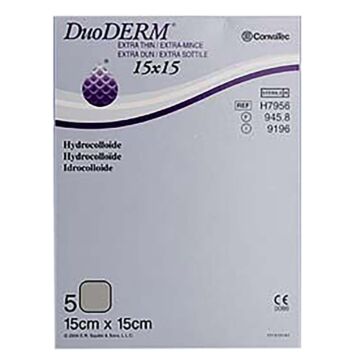 DUODERM EXTRA THIN 15X15CM 5 kpl