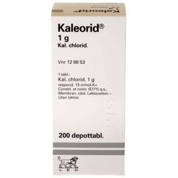 KALEORID 1 G PITKÄVAIKUTTEINEN TABLETTI 200 kpl