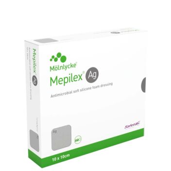 MEPILEX AG 10X10CM 287110 5 KPL