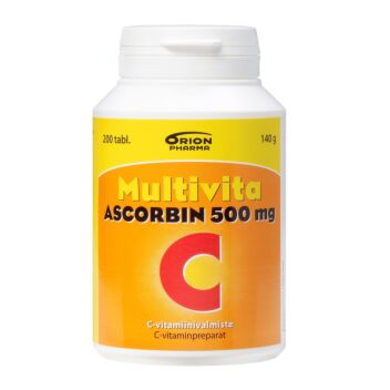 MULTIVITA ASCORBIN 500 MG TABL 200 KPL