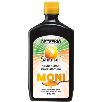 APTEEKIN SANA-SOL NESTEMÄINEN MONIVITAMIINI 500 ML