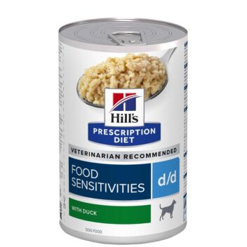 HILL'S CANINE D/D FOOD SENSITIVITIES DUCK PRESCRIPTION DIET 12X370 G