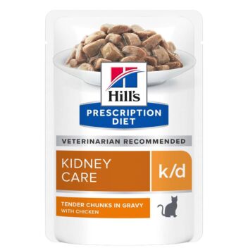 HILL'S FELINE K/D KIDNEY CARE CHICKEN PRESCRIPTION DIET 12X85 G