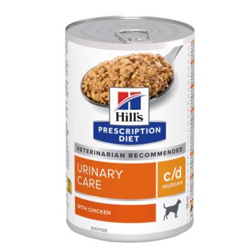 HILL'S CANINE C/D MULTICARE URINARY STRESS CHICKEN PRESCRIPTION DIET 12X370 G