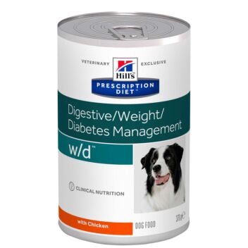 HILL'S CANINE W/D DIGESTIVE/WEIGHT/DIABETES MANAGEMENT CHICKEN PRESCRIPTION DIET 12X370 G