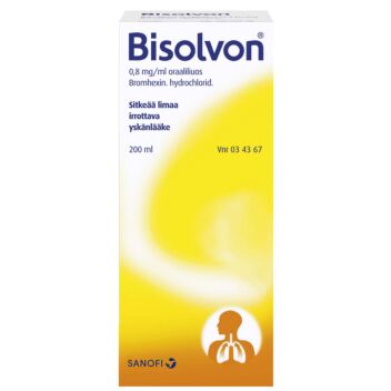 BISOLVON 0,8 MG/ML SUUN KAUTTA OTETTAVA LIUOS 200 ml