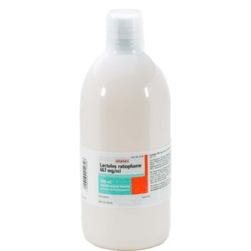 LACTULOS RATIOPHARM 667 mg/ml SUUN KAUTTA OTETTAVA LIUOS 1000 ml