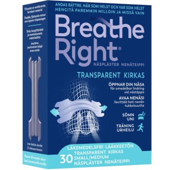 BREATHE RIGHT NENÄTEIPPI 30 KPL