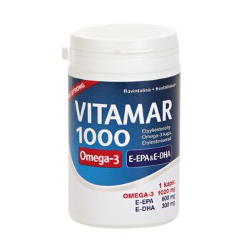 VITAMAR 1000 VAHVA E-EPA OMEGA-3 KALAÖLJY 100 KAPS