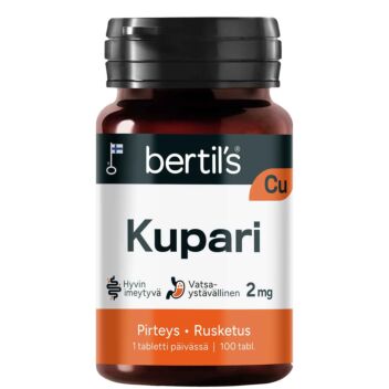 BERTIL'S KUPARI TABL 100 KPL