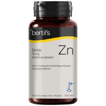 BERTIL'S SINKKI 15 MG TABL 200 KPL