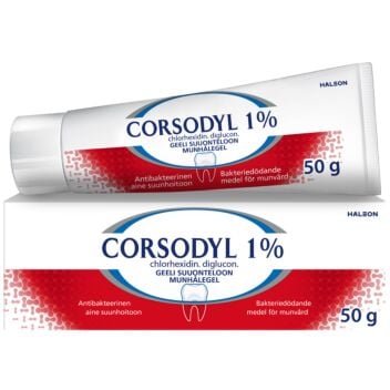CORSODYL 1 % GEELI SUUONTELOON 50 g
