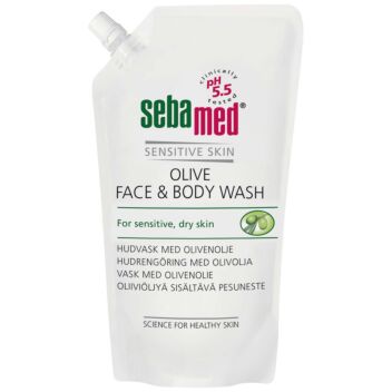 SEBAMED OLIVE FACE & BODY WASH REFILL TÄYTTÖPUSSI 1000 ML