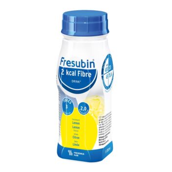 FRESUBIN 2 KCAL FIBRE DRINK SITRUUNA NESTE, TÄYDENNYSRAVINTOVALMISTE SITRUUNA 4 X 200 ML