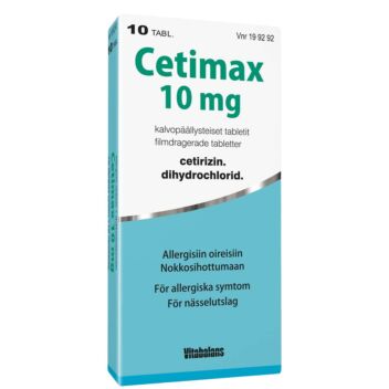 CETIMAX TABLETTI 10MG