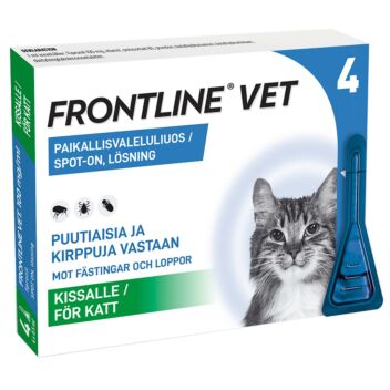 FRONTLINE VET 100MG/ML PAIKALLISVALELULIUOS 4x0,5 ml