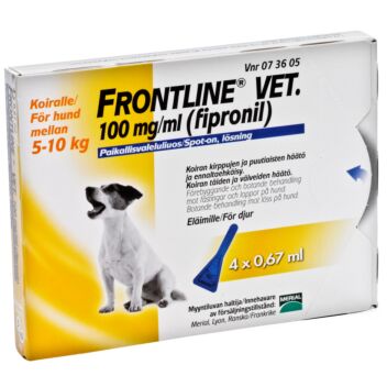 FRONTLINE VET PAIKALLISVALELULIUOS 100MG/ML