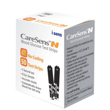 CARESENS N TESTILIUSKA 50 KPL