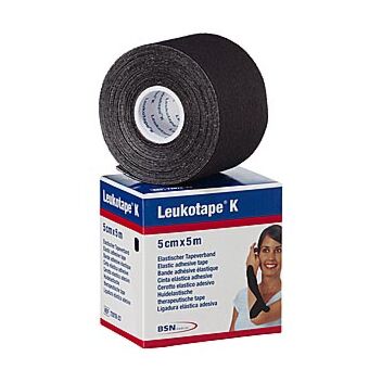 LEUKOTAPE K 5CMX5M MUSTA KINESIOTEIPPI 1 RLL