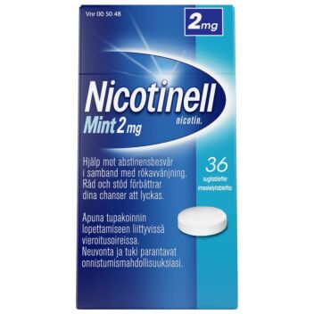 NICOTINELL MINT 2 mg IMESKELYTABLETTI 36 fol