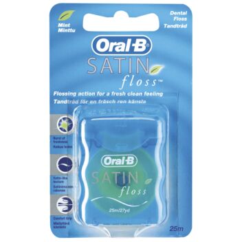 ORAL-B SATIN FLOSS HAMMASLANKA 25M 1 KPL