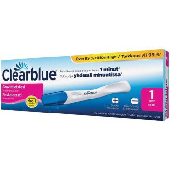 CLEARBLUE RASKAUSTESTI 1 KPL