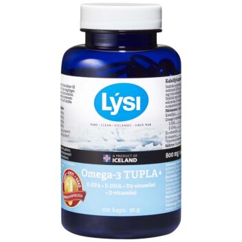 LYSI OMEGA-3 TUPLA+ KAPS 100 KPL