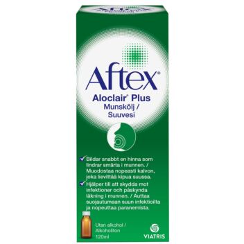 AFTEX ALOCLAIR PLUS SUUVESI 120 ML