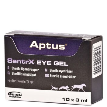 APTUS SENTRX EYE GEL VET SILMÄTIPPA 10X3 ML
