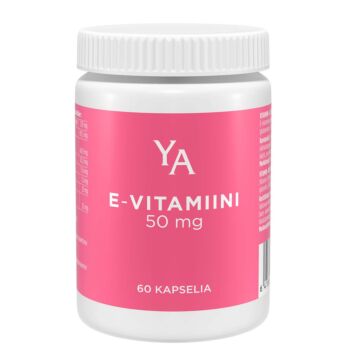 YA E-VITAMIINI 50 MG KAPS 60 KPL